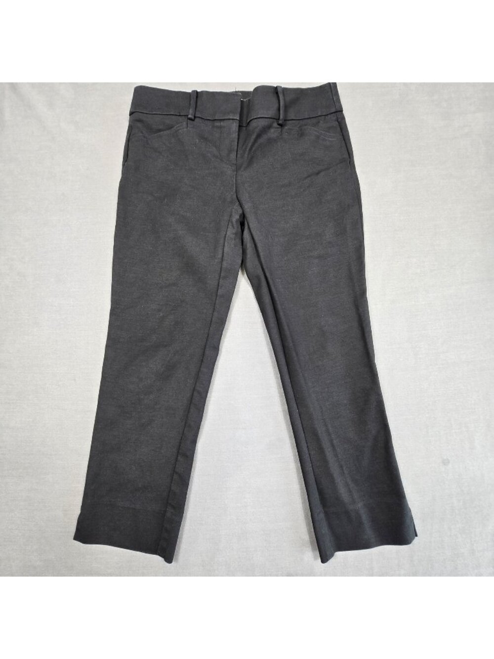LOFT Marisa 0P 0 Petite Charcoal Gray Skinny Ankle Pants